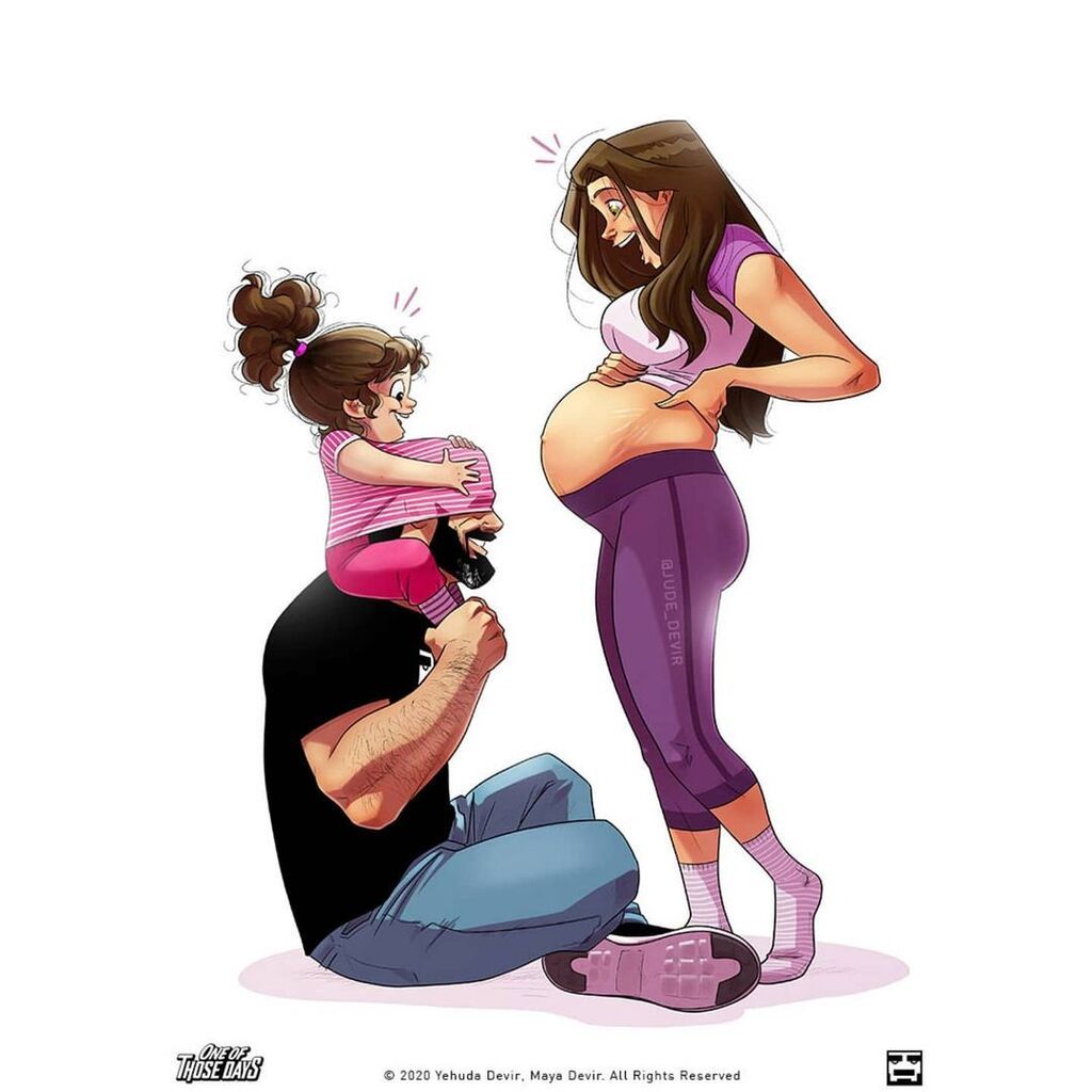 Jehuda Devir: Θα γίνει ξανά μπαμπάς και τα σκίτσα του είναι απίθανα