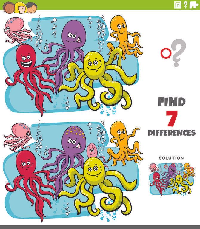 Τεστ παρατηρητικότητας για παιδιά: Βρείτε τις διαφορές στις εικόνες