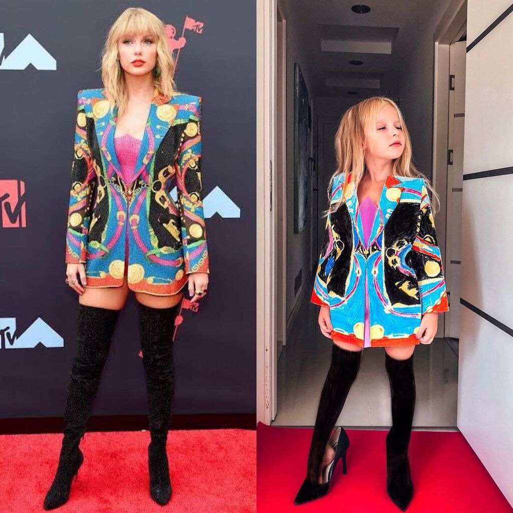 Οι φώτο της μικρής που ντύνεται όπως οι celebrities σαρώνουν στο διαδίκτυο