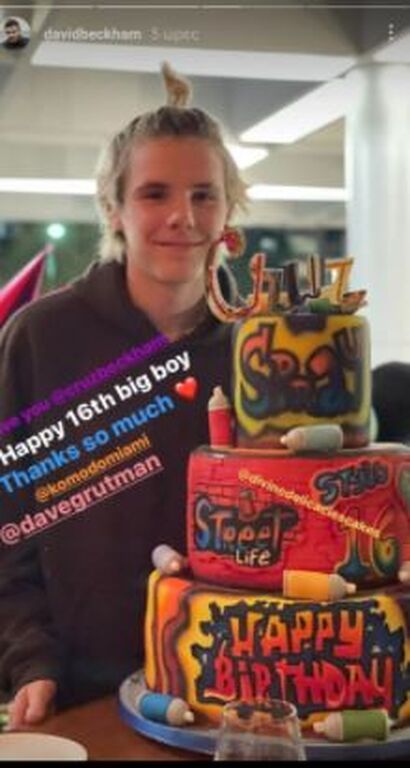 Αυτή είναι η εντυπωσιακή τούρτα γενεθλίων του Cruz