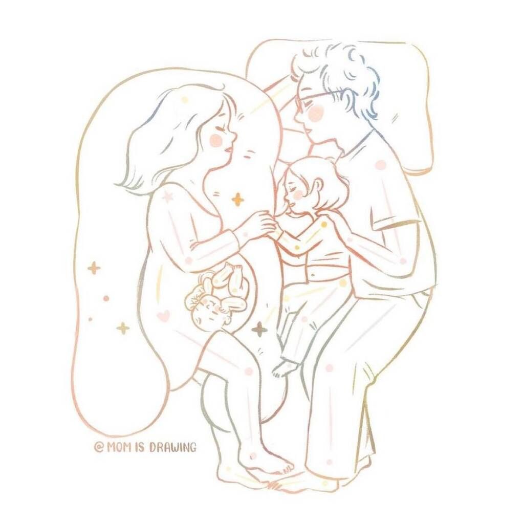 Υπέροχα σκίτσα αποτυπώνουν την ομορφιά και τη χαρά της μητρότητας 