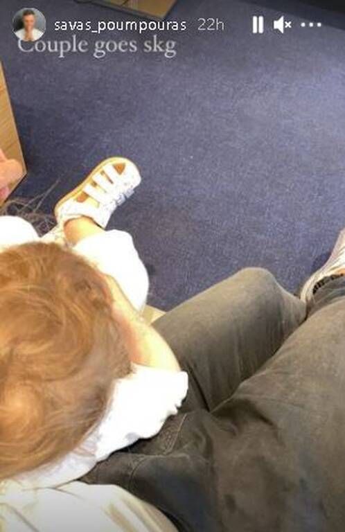 Σάββας Πούμπουρας: Αεροπορικό ταξίδι με την κόρη του - Δείτε φώτο 