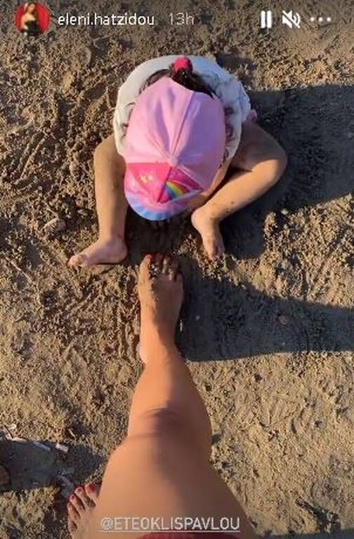 Ελένη Χατζίδου: Τι έκανε η κόρη της όταν πήγαν στην παραλία