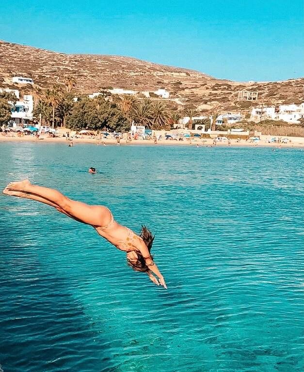 Κατερίνα Παπουτσάκη: Πιο χαλαρή από ποτέ - Με τον γιο της Μάξιμο στη Δονούσα