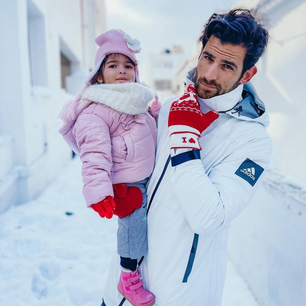 Ελένη Χατζίδου-Ετεοκλής Παύλου: Υπέροχες οι φώτο με τη μικρή Μελίτα στο χιόνι