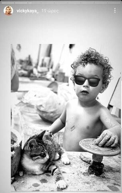 Βίκυ Καγιά: Δημοσίευσε υπέροχες φωτογραφίες με τον γιο της, Κάρολο (εικόνες)