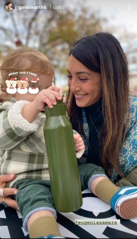 Τον μικρό Αλέξανδρο είχε φωτογραφίσει το ζευγάρι και με την καλή του φίλη, Ευγενία Σαμαρά. 