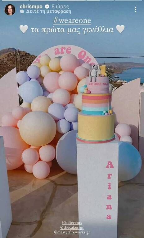 Οι αναρτήσεις από την τούρτα