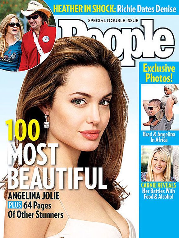 Angelina Jolie (2006) Την ίδια χρονιά που ήρθε στον κόσμο το πρώτο της βιολογικό παιδί, ηShiloh κι ενώ είχε άλλα δύο υιοθετημένα παιδιά (Maddox και Zahara) και ο έρωτάς της με τον Brad Pitt ήταν στα pick του, ο τίτλος για την ούτως ή άλλως πανέμορφη ηθοπο