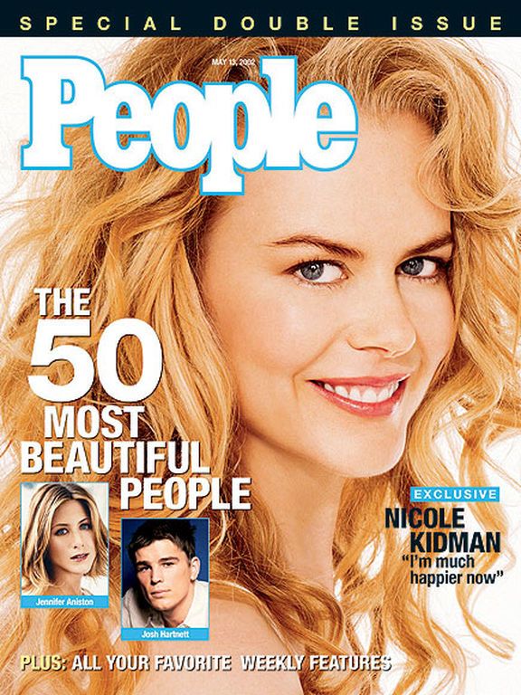 Nicole Kidman (2002): Έναν χρόνο μετά το διαζύγιό της με τον Tom Cruise η ηθοποιός και μαμά τότε μόνο των δύο υιοθετημένων παιδιών της, Connor και Izabela, αναδείχθηκε δικαίως ως η «ομορφότερη της χρονιάς»!