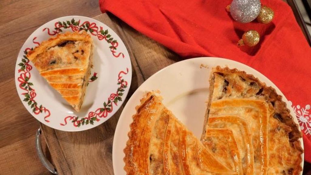 Τάρτα μανιταριών με γλυκό τραχανά (vid)