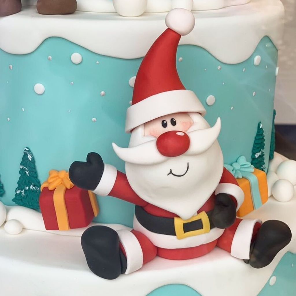 Εντυπωσιακές ιδέες διακόσμησης για τούρτες με θέμα τον Αη Βασίλη (pics)