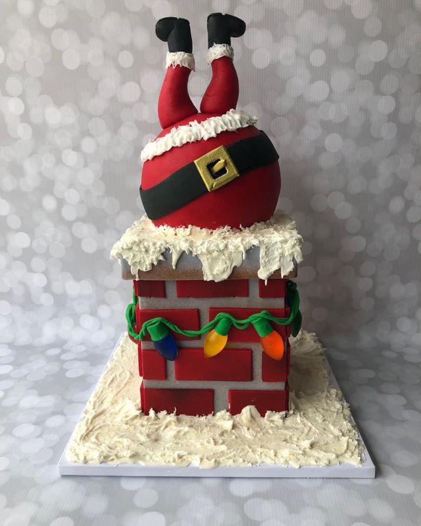 Εντυπωσιακές ιδέες διακόσμησης για τούρτες με θέμα τον Αη Βασίλη (pics)