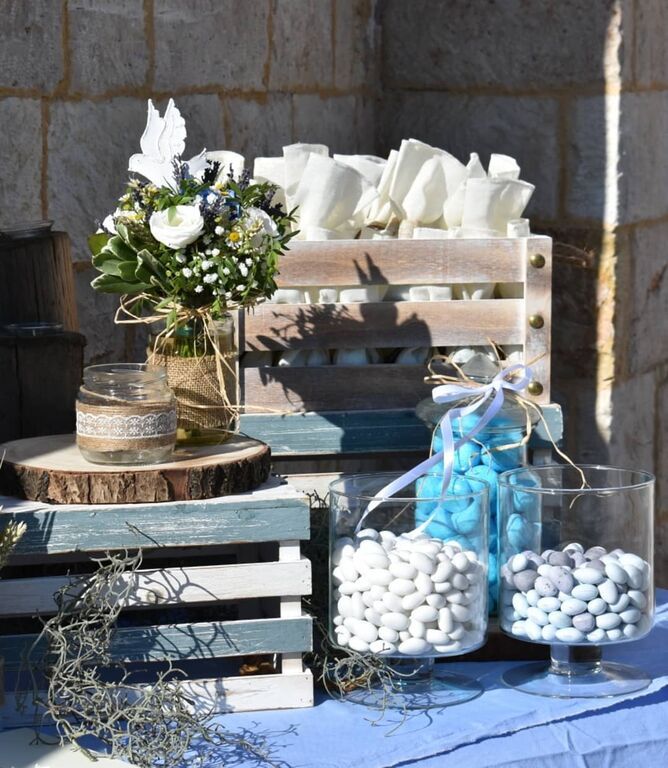 .... και όλα ήταν στις αποχρώσεις του γαλάζιου και του λευκού! 