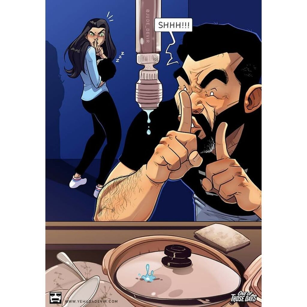 Για πρώτη φορά γονείς: Μπαμπάς αποτυπώνει την εμπειρία του σε υπέροχα σκίτσα (pics)