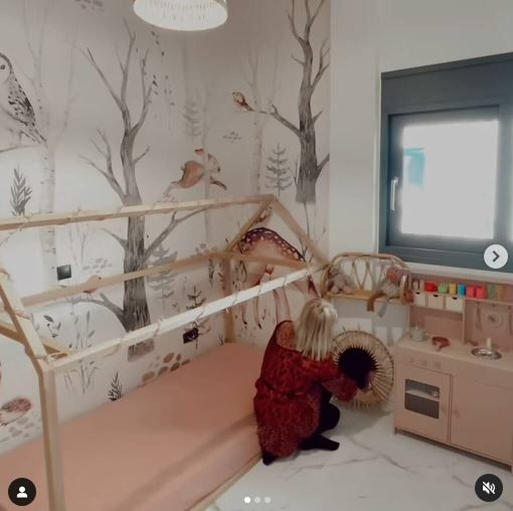 Όλγα Πηλιάκη: Ονειρεμένο το νέο παιδικό δωμάτιο της Μαλένας (εικόνες και vid)