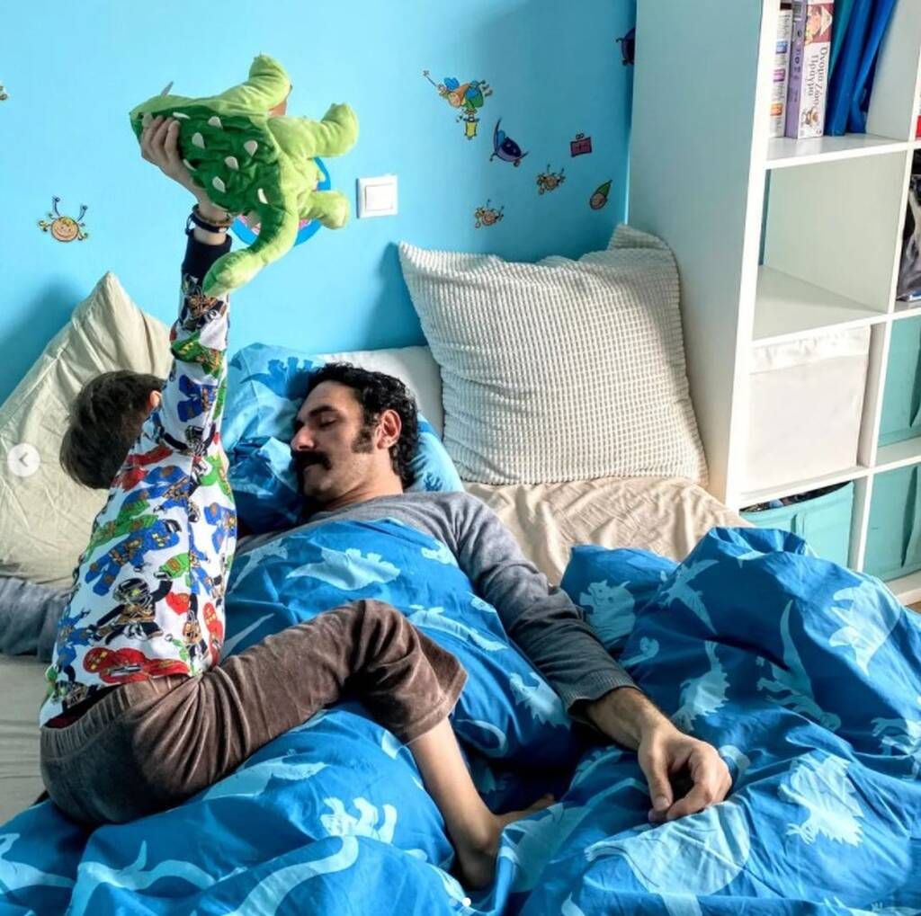 Μελέτης Ηλίας: Οι νέες φωτογραφίες με τον γιο του και το παιδικό δωμάτιο