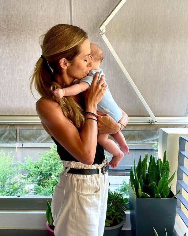 Όταν η μικρούλα ήταν μόλις λίγων ημερών.