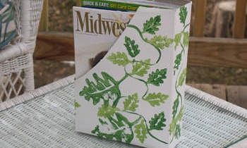 Φτιάξτε θήκες για να βάζετε χαρτιά και περιοδικά