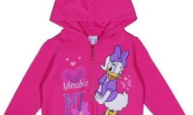 Ζακέτα Disney Daisy Duck με κουκούλα για κοριτσάκια 18 μηνών έως 5 ετών