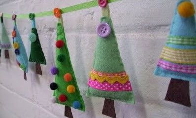 DYI: Χριστουγεννιάτικο δέντρο από τσόχα. Μια υπέροχη κι εύκολη κατασκευή!