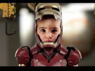 Ο Iron Man έγινε Iron Baby Girl!
