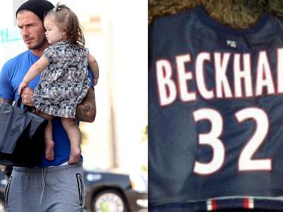 David Beckham: Η προσφορά προς τα παιδιά και η ποδοσφαιρική φανέλα για την κόρη του Harper