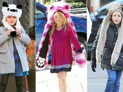 Το νέο trend των celebrity kids! Γούνινα καπέλα ζωάκια!