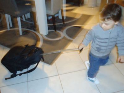 Κάνω πρόβα για το πως θα πηγαίνω στο σχολείο στο μέλλον