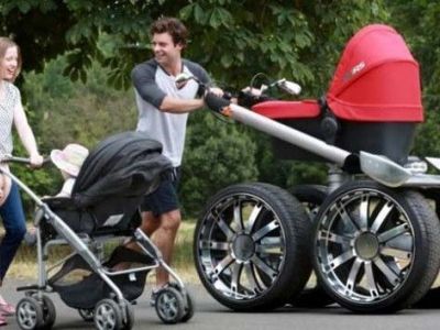 Καρότσι για άντρες! Για να μην ντρέπεται πλέον ο μπαμπάς να βγάλει βόλτα το μωρό!