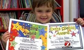 5 ετών κοριτσάκι διαβάζει 875 βιβλία σε ένα χρόνο!