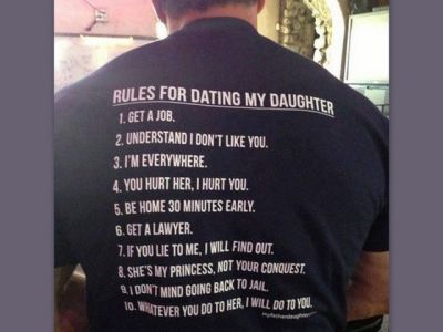 Ο ξεκαρδιστικός δεκάλογος ενός μπαμπά στο αγόρι της κόρης του!