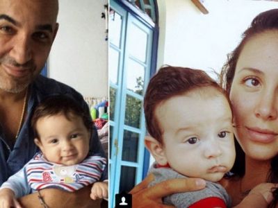 Τρυφερές στιγμές του Άλκη Δαυίδ με τον γιο του! (φωτογραφίες)