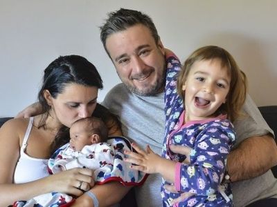 O Master Chef Γιώργος Γεράρδος μας συστήνει την νεογέννητη κόρη του, Αδαμαντία! (εικόνες)