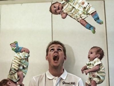 Αυτός ο μπαμπάς περιγράφει το δέσιμο με τον λίγων μηνών γιο του με τις πιο ξεκαρδιστικές φωτογραφίες! (εικόνες)