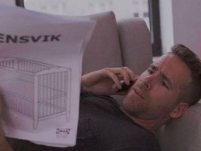 Ράιν Ρέινολντς: Ο πιο αστείος μπαμπάς του Χόλιγουντ συναρμολογεί κούνια για την κορούλα του! (βίντεο)