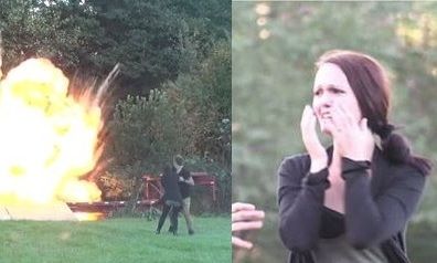 Ο άνδρας της, της έκανε τη χειρότερη φάρσα... ανατινάζοντας το παιδί τους! (βίντεο)