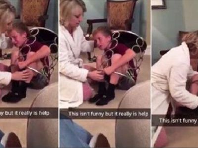 Ένα αγόρι παγιδεύτηκε σε τραπεζάκι. Ζήτησε βοήθεια από την αδελφή του,όμως εκείνη... (βίντεο)