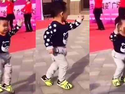 Ο μικρός είναι γεννημένος χορευτής -Δείτε το βίντεο