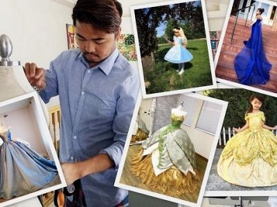 Αυτός ο μπαμπάς δημιουργεί τα πιο όμορφα φορέματα της Disney για τα παιδιά του. Θα σας κάνουν να ζηλέψετε