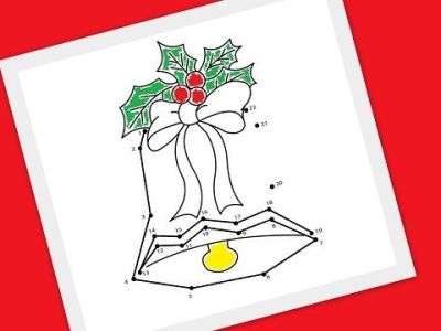 Ένωσε τις τελείες: 20 χριστουγεννιάτικες ζωγραφιές για να απασχολήσετε δημιουργικά τα παιδιά σας