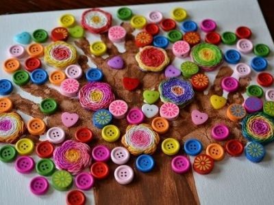 DIY: Eύκολες κατασκευές με κουμπιά που θα λατρέψουν τα παιδιά