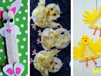 Φτιάξτε με τα παιδιά σας εύκολες πασχαλινές κατασκευές