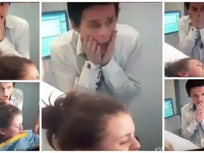 Το βίντεο με την έκφραση του μπαμπά τη στιγμή που γεννάει η σύζυγός του έγινε viral