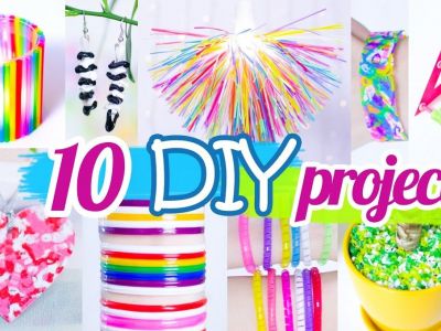 Δέκα πράγματα που μπορείτε να φτιάξετε με πολύχρωμα καλαμάκια του καφέ παρέα με τα παιδιά σας