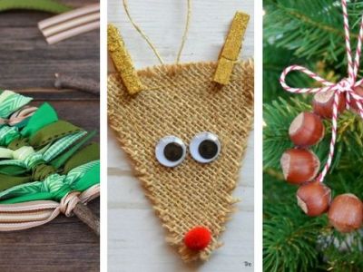 Τριάντα πέντε χριστουγεννιάτικα στολίδια που μπορείτε να φτιάξετε με υλικά που έχετε σπίτι σας