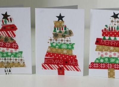 Χειροτεχνίες για παιδιά: Φτιάξτε εύκολα, όμορφες χριστουγεννιάτικες κάρτες