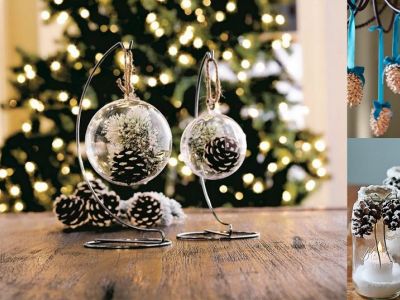 Δείτε 50 κατασκευές με κουκουνάρια που μπορείτε να φτιάξετε αυτά τα Χριστούγεννα