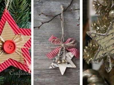 Τα πιο εντυπωσιακά στολίδια - αστέρια για το δέντρο φτιαγμένα από τα χεράκια σας (ΦΩΤΟ)