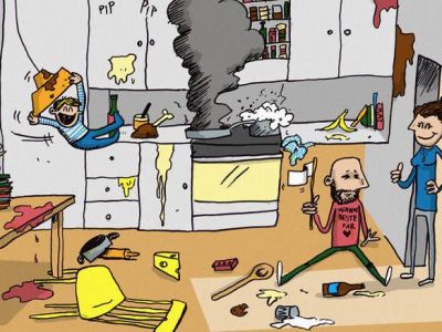 Μπαμπάς στο σπίτι: Η καθημερινότητα με τα παιδιά μέσα από δέκα φανταστικά σκίτσα